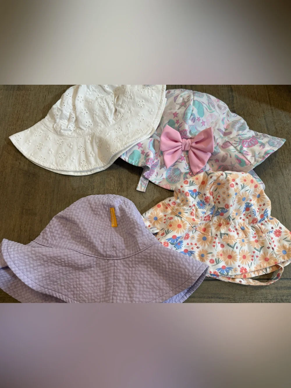Bundle of 5 12-18 month Girl Hats